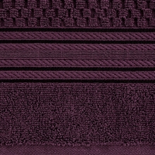 RĘCZNIK DAVOS (09) 70 X 140 CM CIEMNOFIOLETOWY