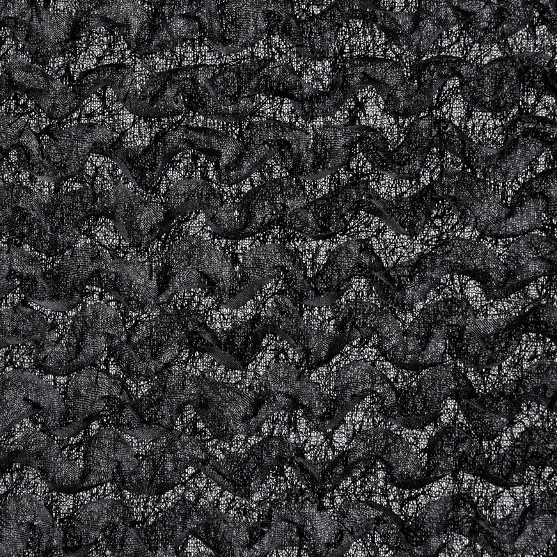 ZASŁONA GOTOWA TIFFANY 135 X 250 CM CZARNY