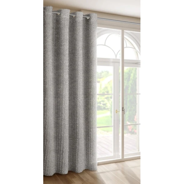 ZASŁONA GOTOWA TIFFANY 135 X 250 CM SREBRNY