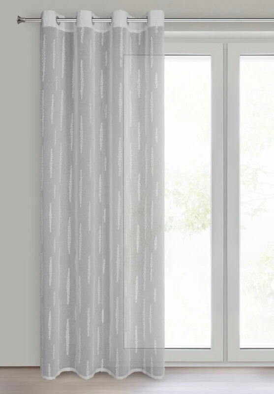ZASŁONA GOTOWA ALENI 140 X 250 CM SREBRNY