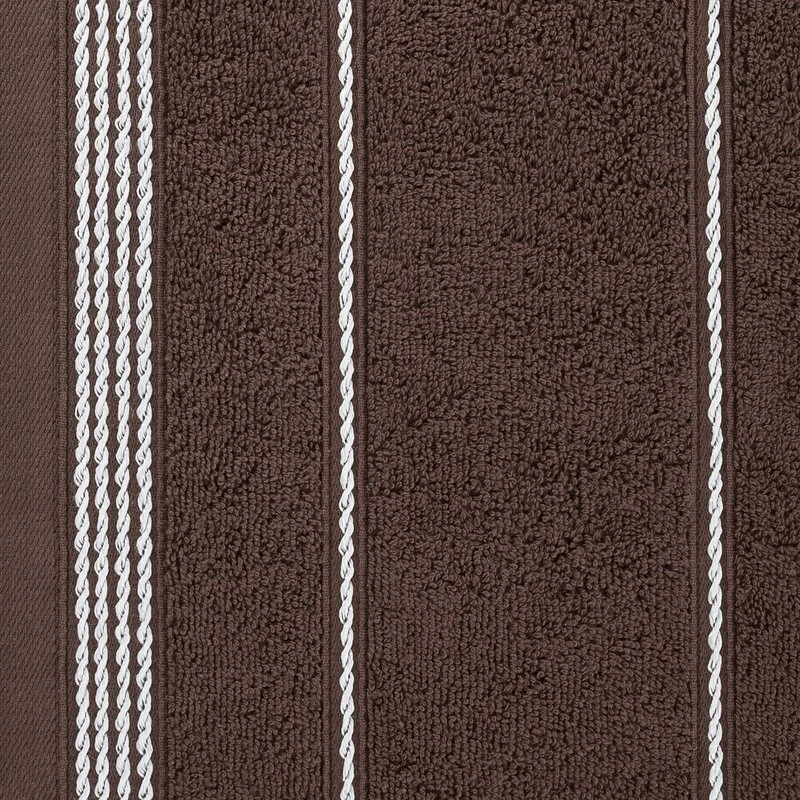 RĘCZNIK MIRA (04) 50 X 90 CM BRĄZOWY