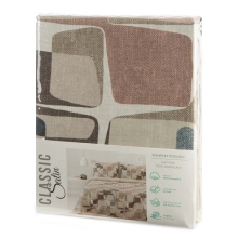 KOMPLET POŚCIELI SATYNOWEJ SPRING 36 220 X 200 CM BEŻOWY KOMPLET POŚCIELI SATYNOWEJ SPRING 36 220 X 200 CM BEŻOWY