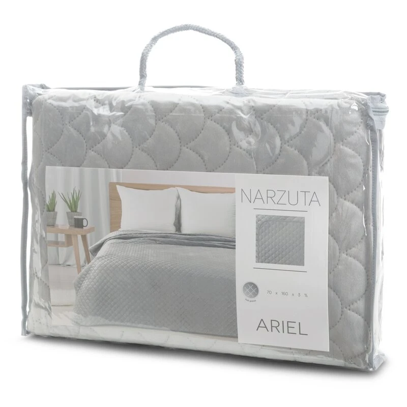 NARZUTA ARIEL 220 X 240 CM SREBRNY