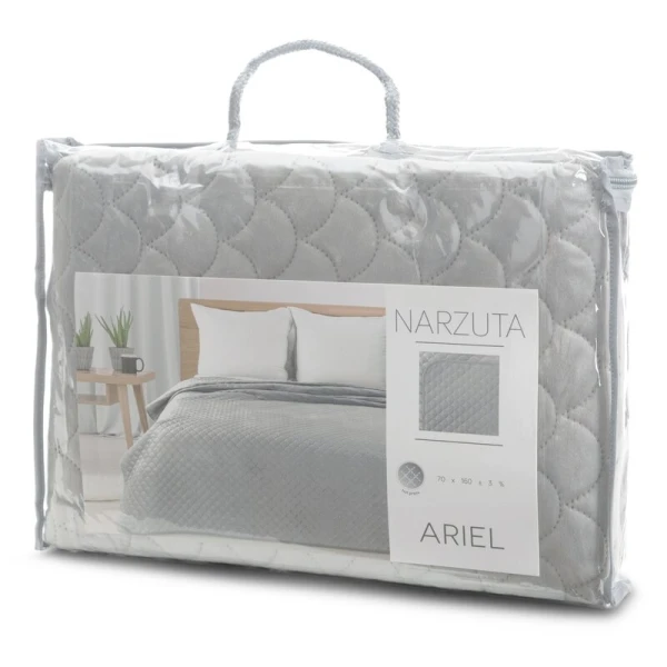 NARZUTA ARIEL 220 X 240 CM SREBRNY