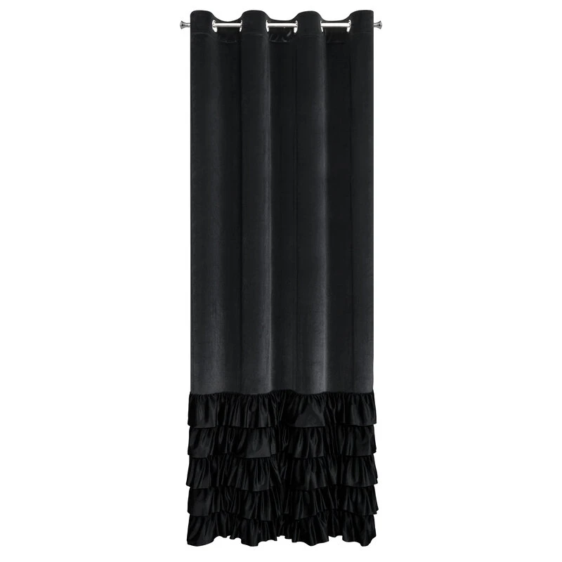 ZASŁONA GOTOWA DANI 140 X 250 CM CZARNY