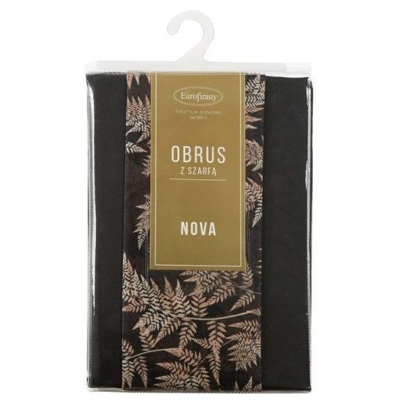 OBRUS ANITA 1 140 X 260 CM CZARNY