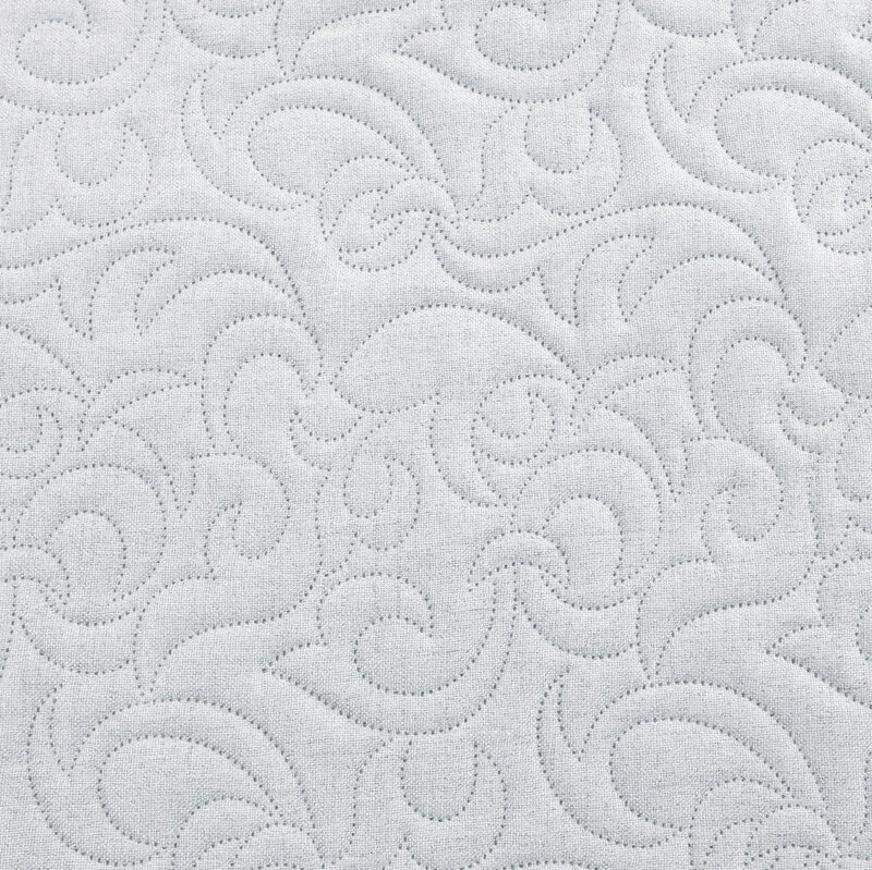 NARZUTA LEN 4 200 X 220 CM SREBRNY