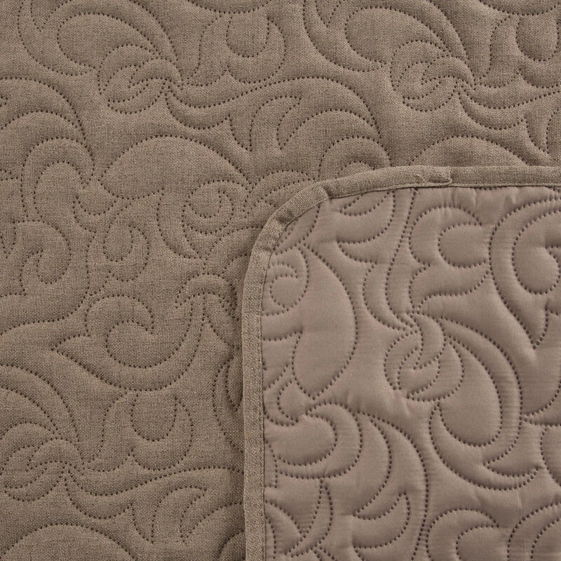 NARZUTA LEN 4 220 X 240 CM BRĄZOWY