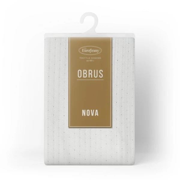 OBRUS ELLEN 140 X 220 CM BIAŁY