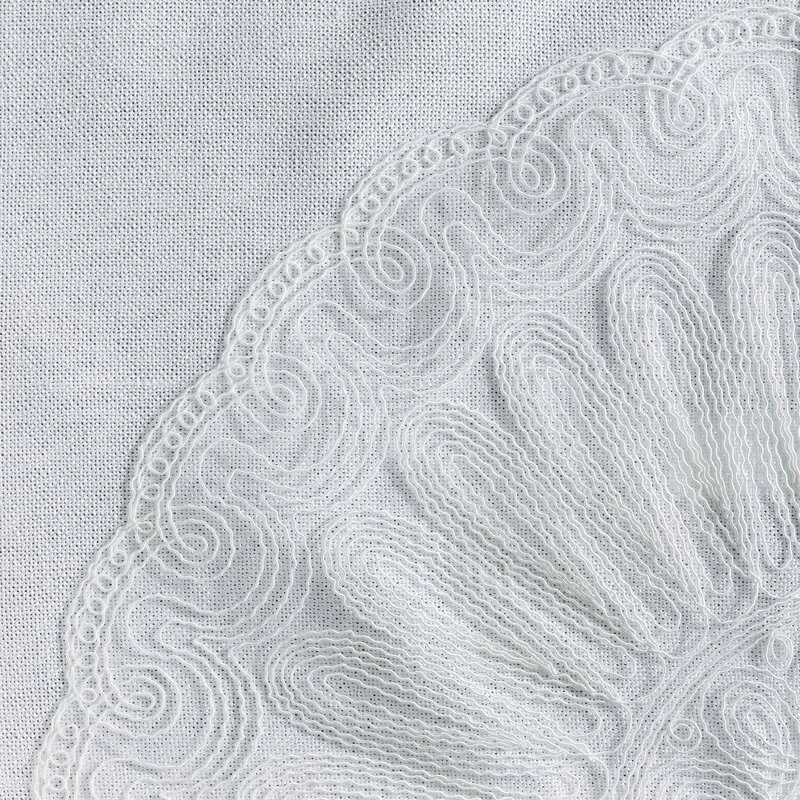 OBRUS ELEN 85 X 85 CM BIAŁY