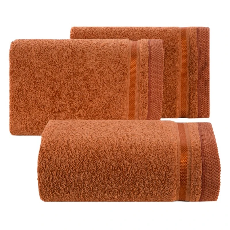 RĘCZNIK ABBIE (06) 100 X 150 CM POMARAŃCZOWY