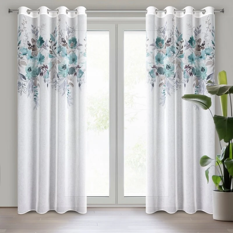 ZASŁONA GOTOWA D91 GRETA 140 X 250 CM BIAŁY