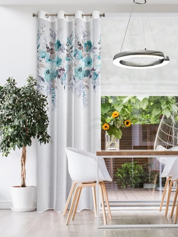 ZASŁONA GOTOWA D91 GRETA 140 X 250 CM BIAŁY