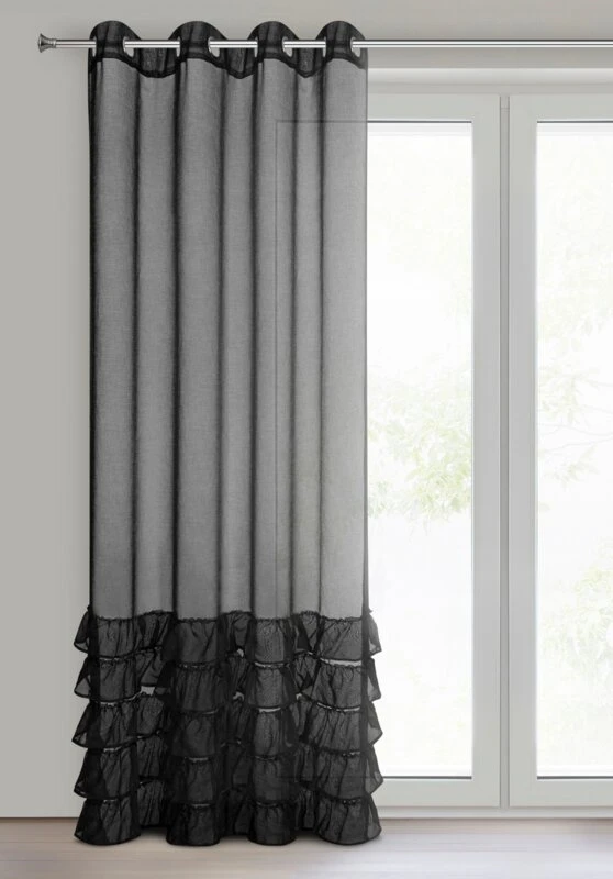 FIRANA GOTOWA DANI 1 140 X 250 CM CZARNY