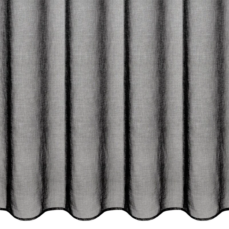 FIRANA GOTOWA AURA NA TAŚMIE 140 X 270 CM CZARNY