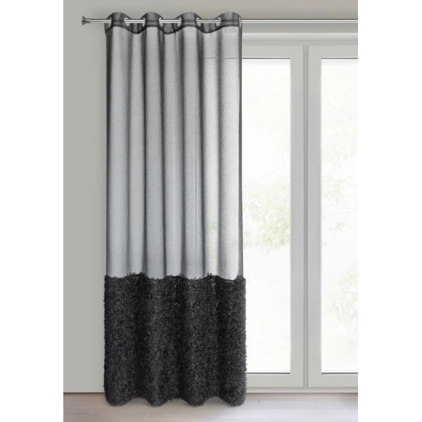 FIRANA GOTOWA MARION 140 X 250 CM CZARNY