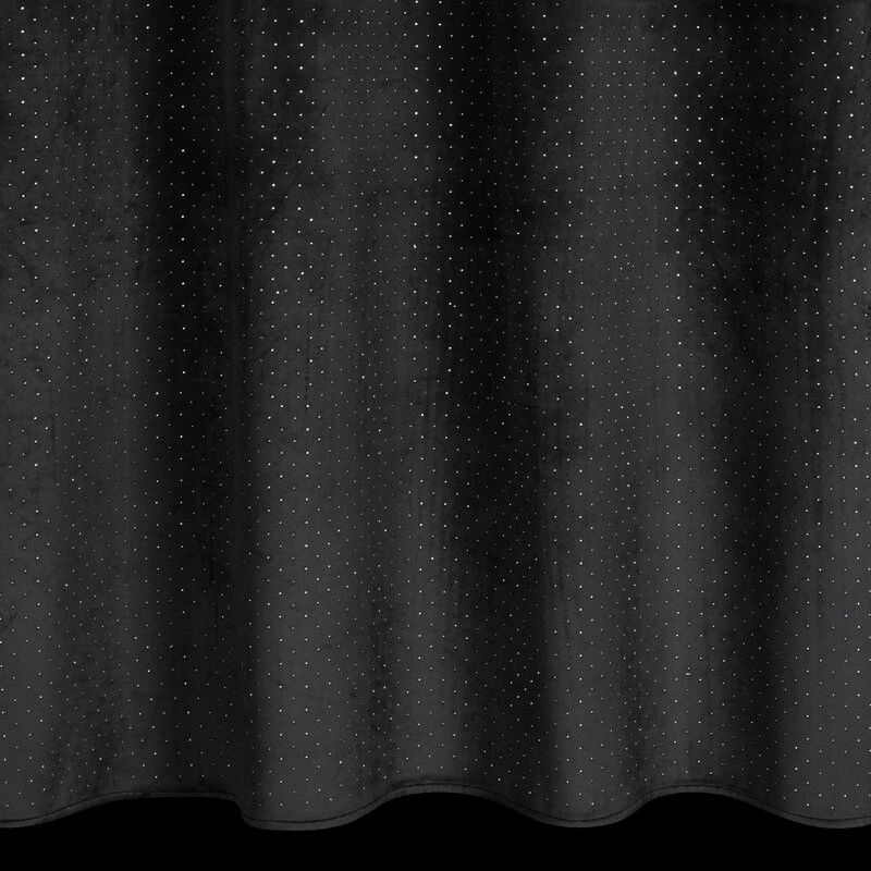 ZASŁONA GOTOWA ARIADNA 140 X 250 CM CZARNY