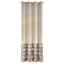 ZASŁONA GOTOWA DANI 140 X 250 CM BEŻOWY ZASŁONA GOTOWA DANI 140 X 250 CM BEŻOWY