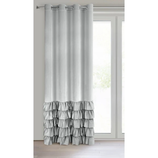 ZASŁONA GOTOWA DANI 140 X 250 CM SREBRNY
