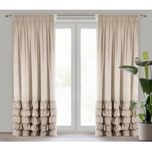 ZASŁONA GOTOWA DANI NA TAŚMIE 140 X 250 CM BEŻOWY ZASŁONA GOTOWA DANI NA TAŚMIE 140 X 250 CM BEŻOWY