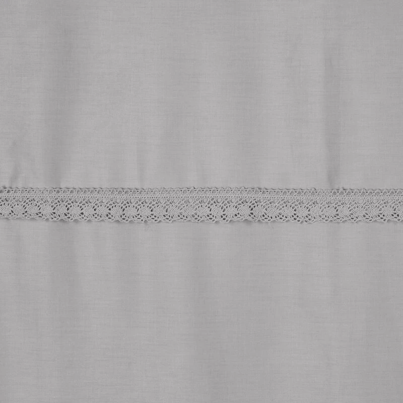 KOMPLET POŚCIELI RETRO 5 220 X 200 CM JASNOSZARY