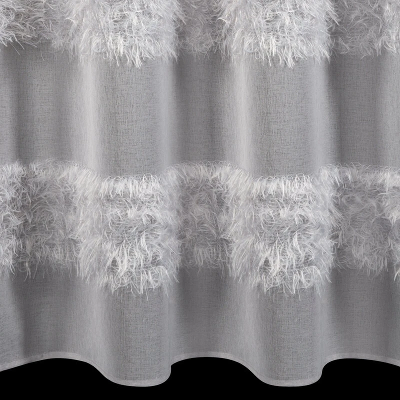 FIRANA GOTOWA MARGARET 140 X 250 CM SREBRNY