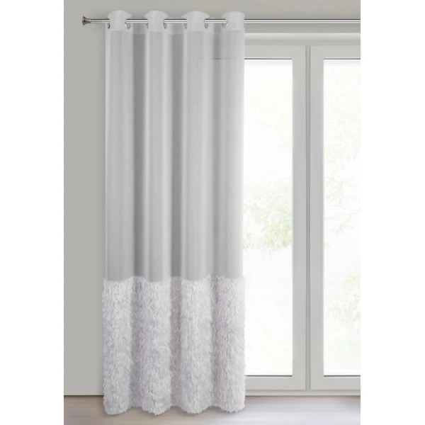 FIRANA GOTOWA MARGARET2 140 X 250 CM SREBRNY