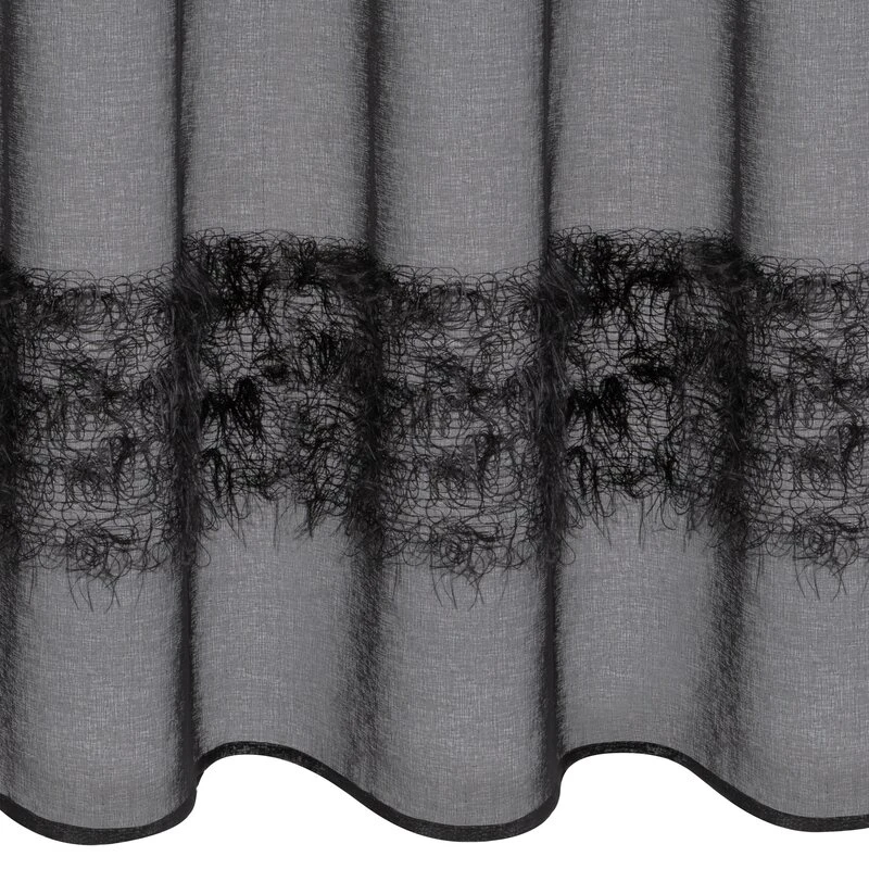 FIRANA GOTOWA MARGARET 140 X 250 CM CZARNY