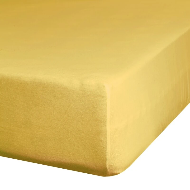 PRZEŚCIERADŁO Z GUMKĄ JERSEY D91 90 X 200 X 25 CM MUSZTAR
