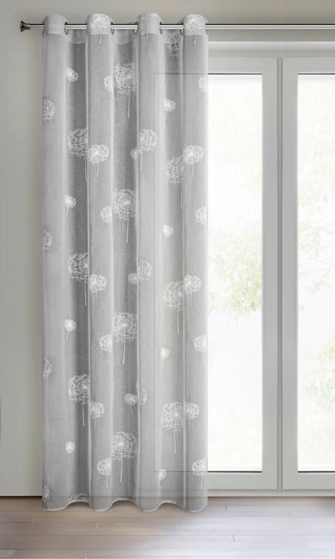 FIRANA GOTOWA SABINE 140 X 250 CM STALOWY