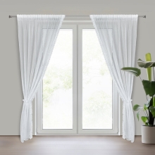 FIRANA GOTOWA ALEX NA TAŚMIE 140 X 270 CM BIAŁY FIRANA GOTOWA ALEX NA TAŚMIE 140 X 270 CM BIAŁY