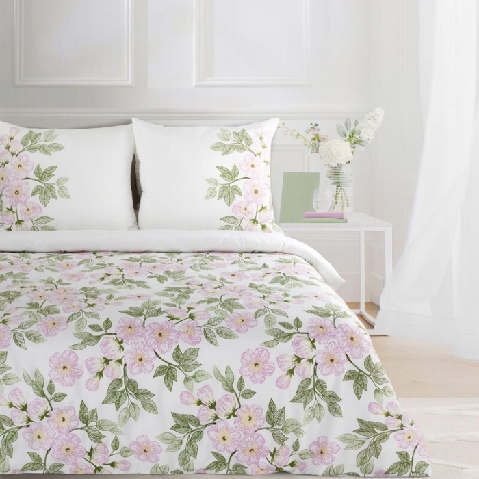 KOMPLET POŚCIELI SATYNOWEJ NIKA 44 160 X 200 CM BIAŁY KOMPLET POŚCIELI SATYNOWEJ NIKA 44 160 X 200 CM BIAŁY