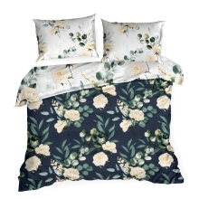 KOMPLET POŚCIELI SATYNOWEJ NIKA 46 140 X 200 CM CZARNY KOMPLET POŚCIELI SATYNOWEJ NIKA 46 140 X 200 CM CZARNY