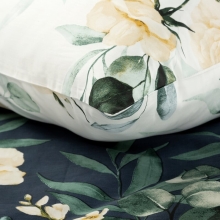 KOMPLET POŚCIELI SATYNOWEJ NIKA 46 140 X 200 CM CZARNY KOMPLET POŚCIELI SATYNOWEJ NIKA 46 140 X 200 CM CZARNY