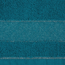 RĘCZNIK NESSY (07) 70 X 140 CM CIEMNOTURKUSOWY