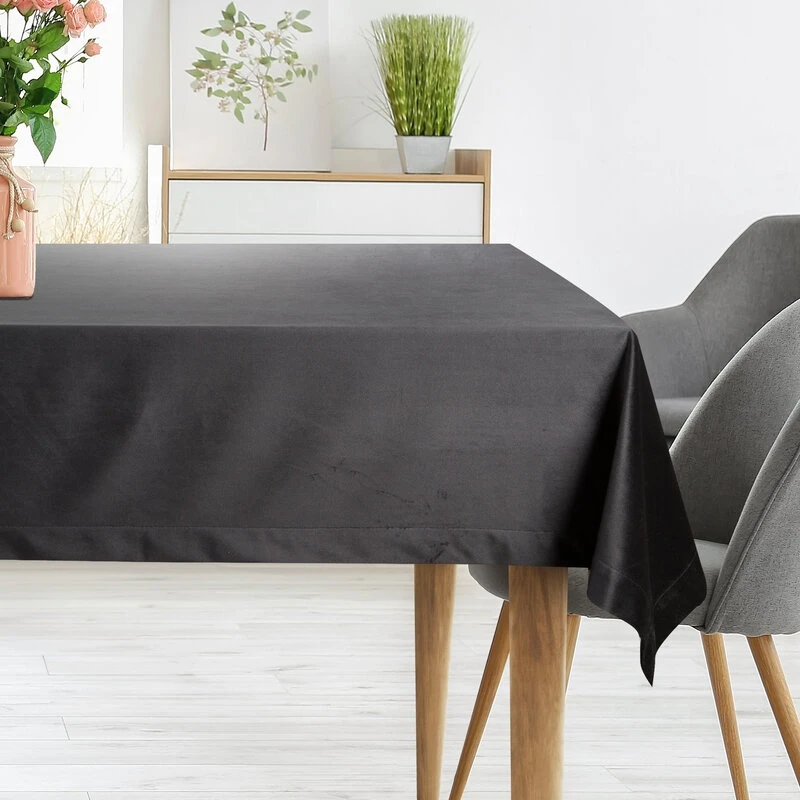 OBRUS MELINDA 140 X 180 CM CZARNY