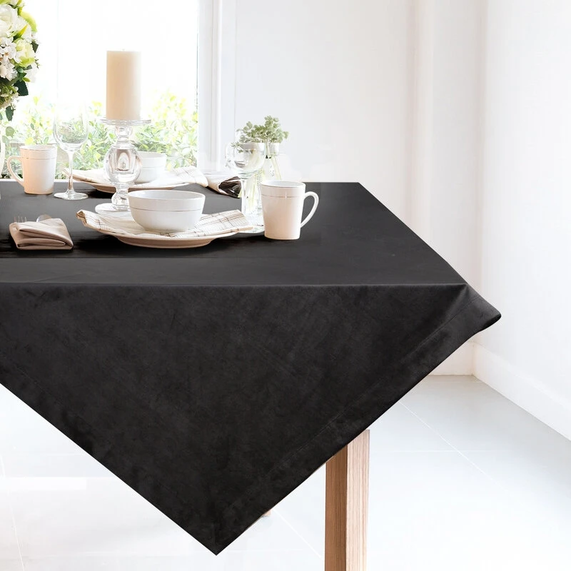 OBRUS MELINDA 85 X 85 CM CZARNY