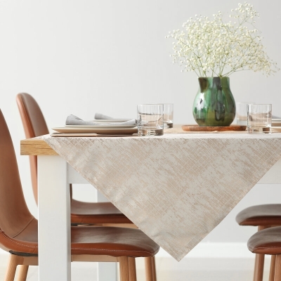 OBRUS ALINA 85 X 85 CM BEŻOWY