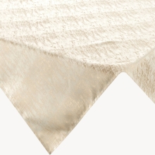 OBRUS ALINA 85 X 85 CM BEŻOWY