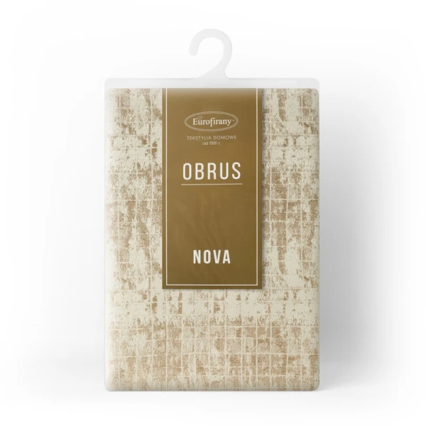 OBRUS ALINA 140 X 260 CM BEŻOWY