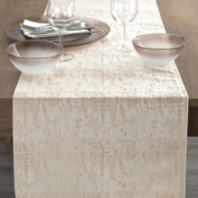 OBRUS ALINA 40 X 140 CM BEŻOWY