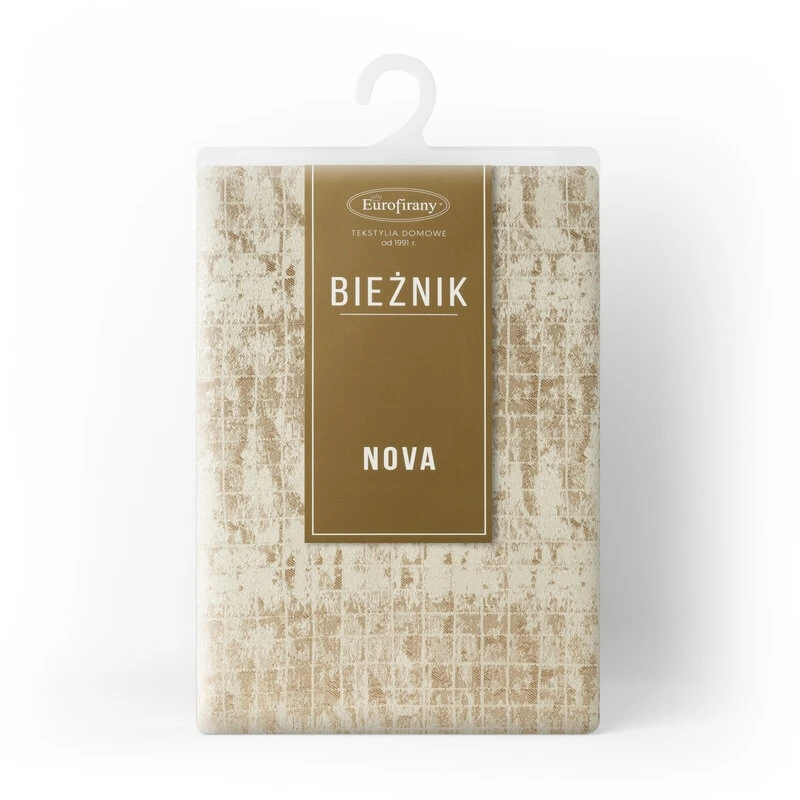 OBRUS ALINA 40 X 140 CM BEŻOWY