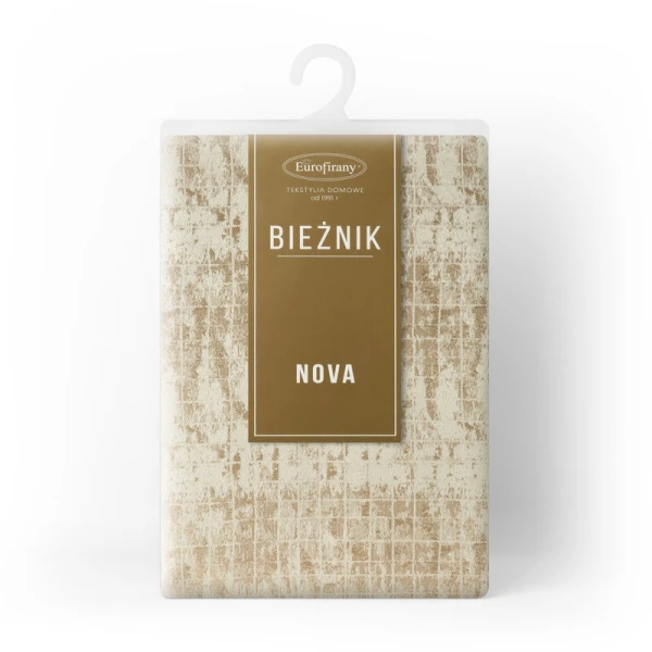OBRUS ALINA 40 X 140 CM BEŻOWY