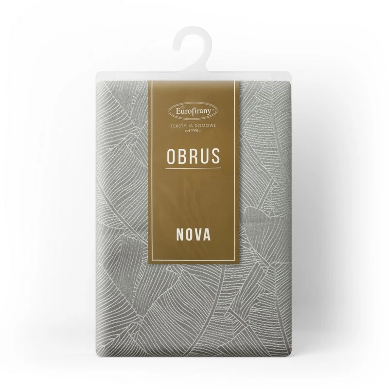OBRUS ISLA 140 X 180 CM SREBRNY