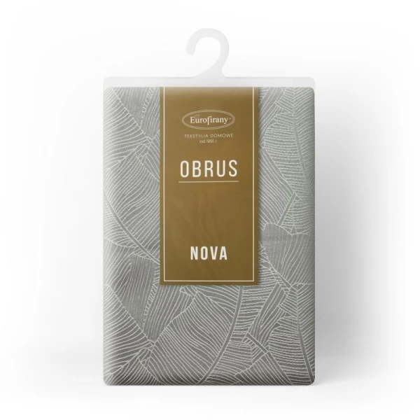 OBRUS ISLA 140 X 180 CM SREBRNY