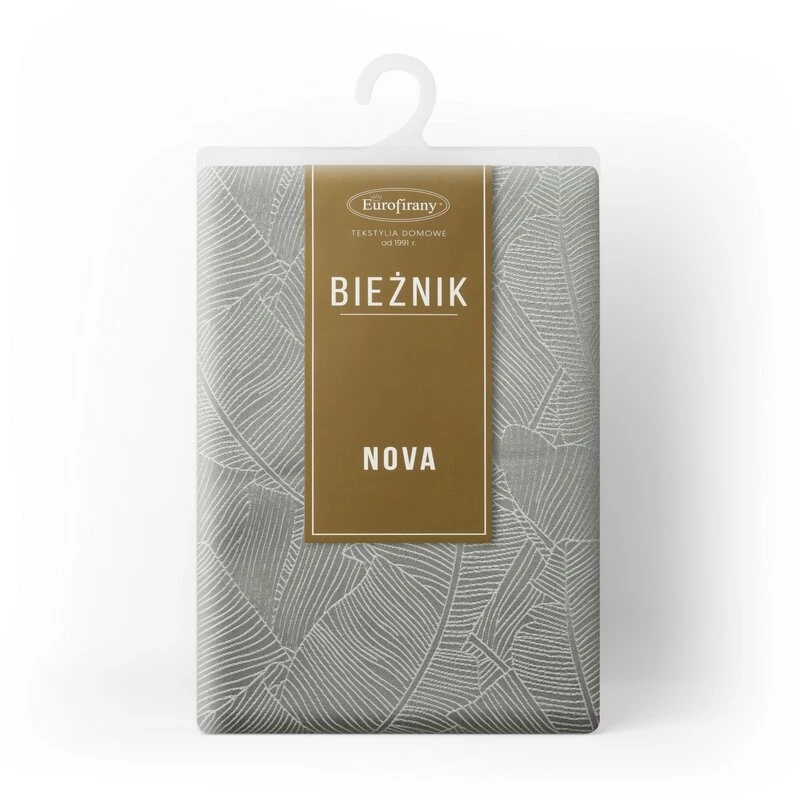 OBRUS ISLA 40 X 140 CM SREBRNY