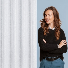 FIRANA GOTOWA LENA NA TAŚMIE 140 X 270 CM BIAŁY FIRANA GOTOWA LENA NA TAŚMIE 140 X 270 CM BIAŁY