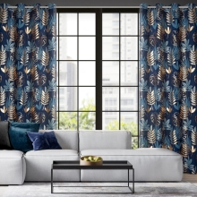 ZASŁONA GOTOWA RINA 140 X 250 CM GRANATOWY
