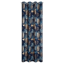 ZASŁONA GOTOWA RINA 140 X 250 CM GRANATOWY
