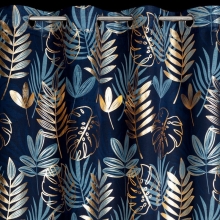 ZASŁONA GOTOWA RINA 140 X 250 CM GRANATOWY